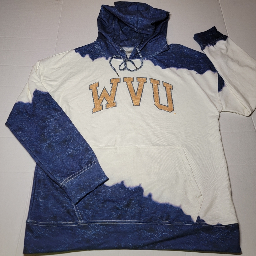 Women's Gameday Couture White/Navy West Virginia Mountaineers Hoodie Size‎ Small